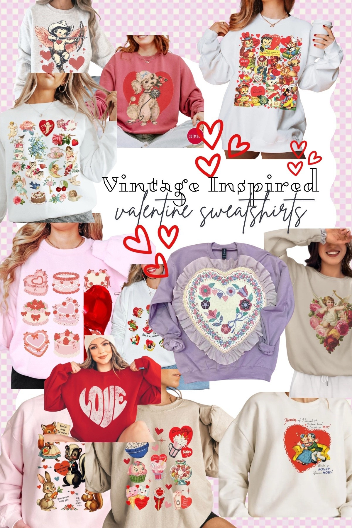 It’s time for the vintage inspired Valentine sweatshirt roundup! ❤️💕❤️

#LTKmomlife #LTKSeasonal #LTKValentine