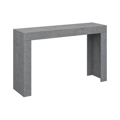 Galano Console Table with Slim Rectangular Top in Concrete Cool Gray 46.9" W x 12.8" D x 29" H | Target