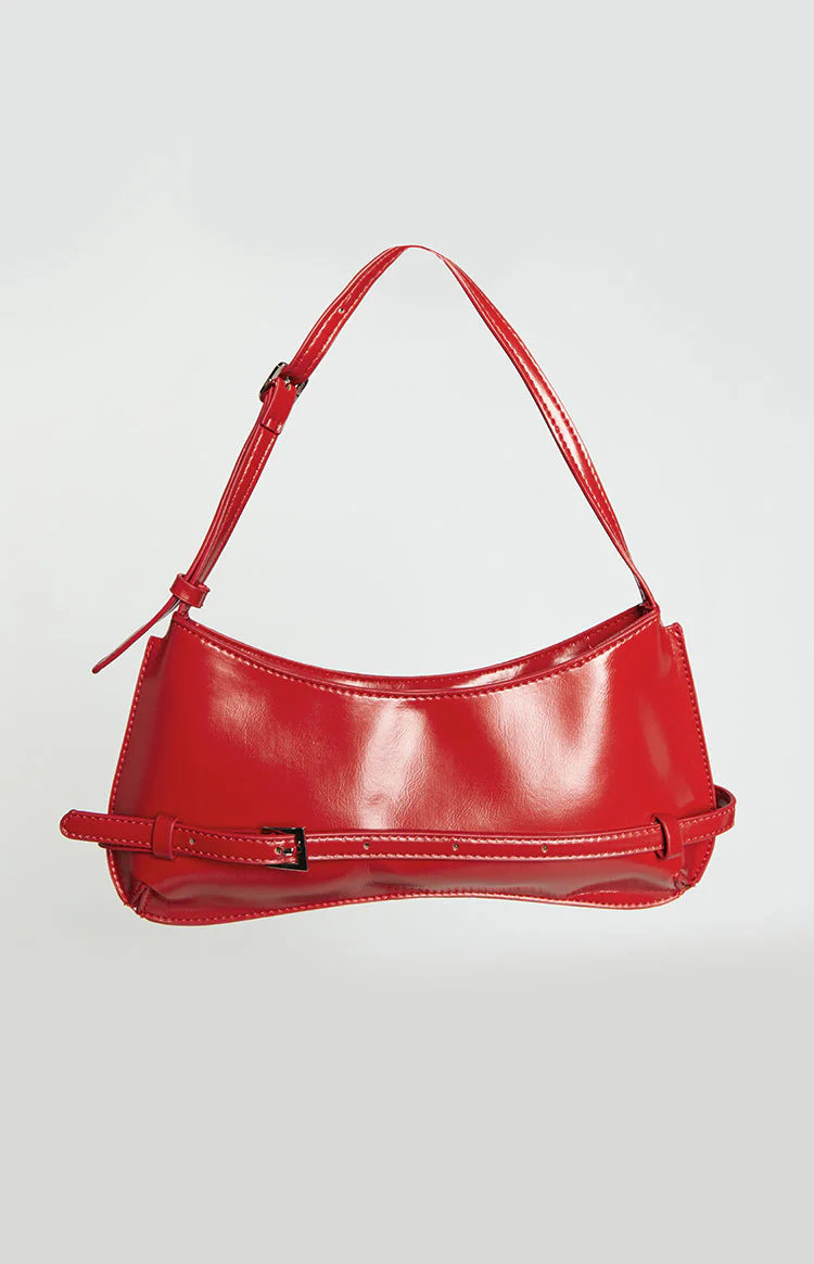 Paisleigh Red Shoulder Bag | Beginning Boutique (US)