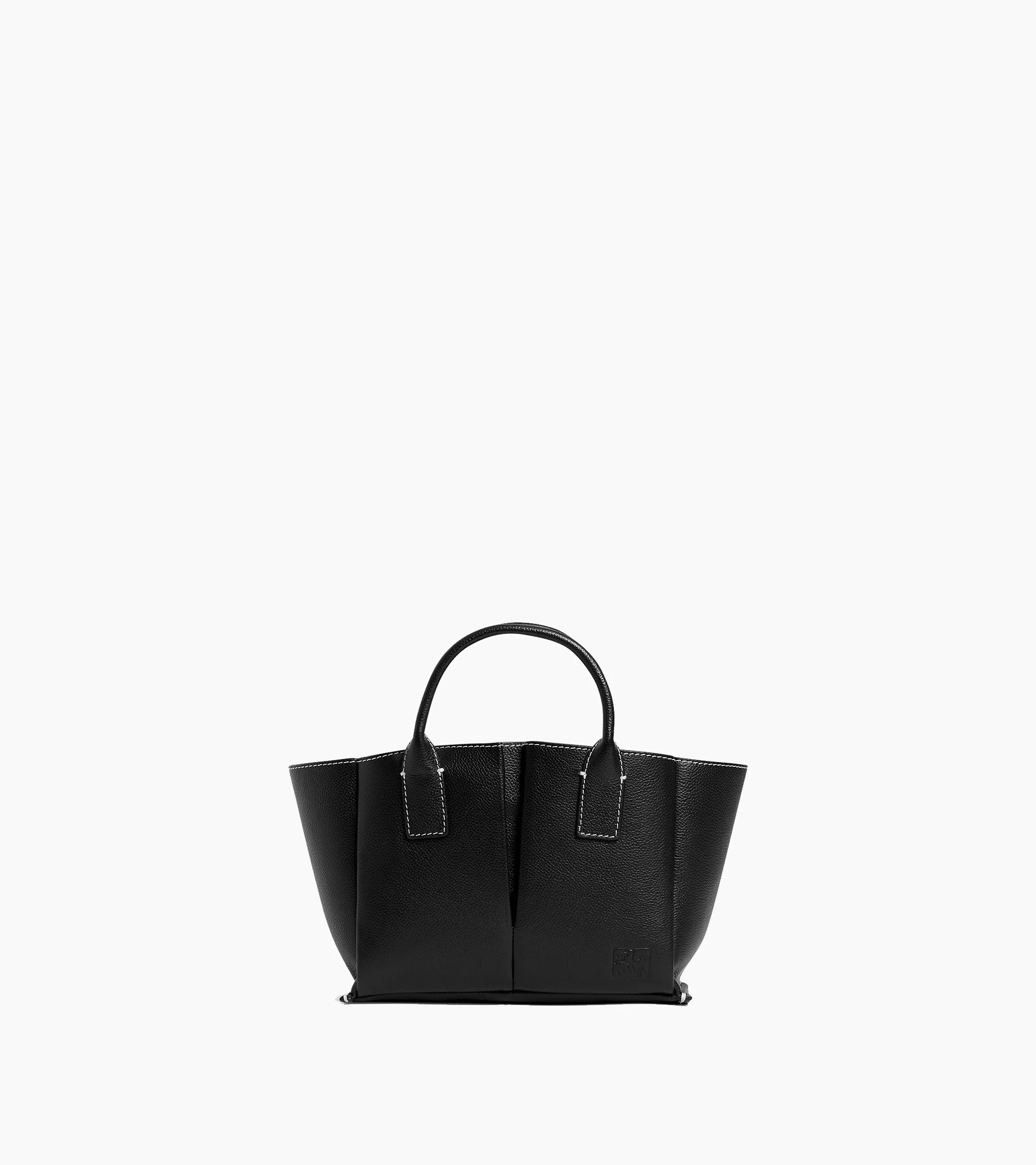 Elenasmall  handbag in pebbled leather | Le Tanneur