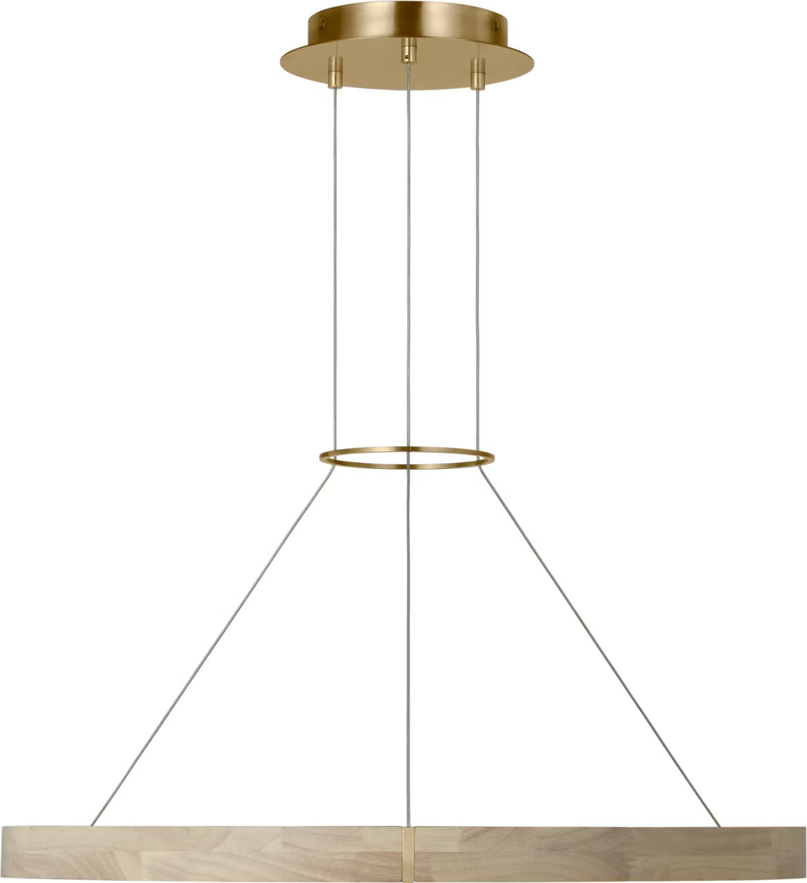 Ashok 31 Chandelier hand rubbed antique brass 2700K 90 CRIVisual Comfort | Visual Comfort