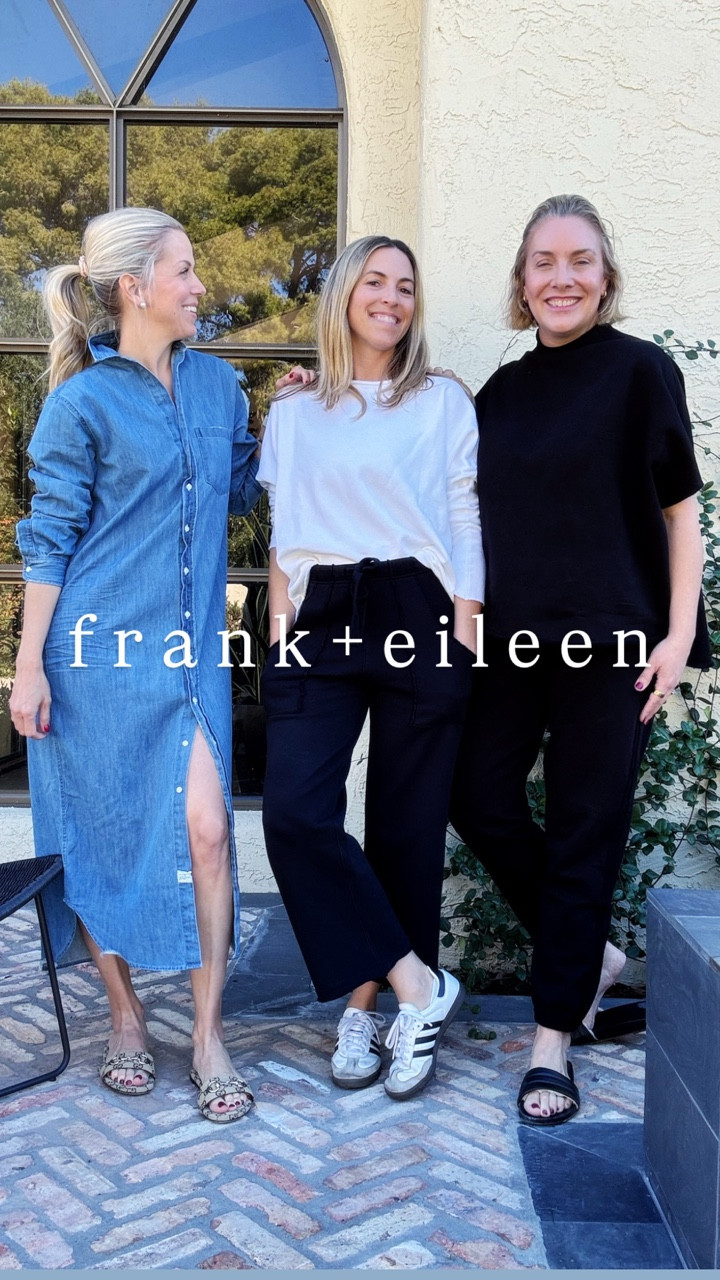 We are living in these timeless, cozy pieces from @FrankandEileen

If you haven’t tried this brand, consider this your sign. They make elevated, classic and cozy pieces you will wear again and again - whether you are baking cookies, running errands, or headed to the airport. We absolutely love their triple fleece material (like sweatshirt, but elevated), their button downs and their denim! 

Sizing notes:
All pieces run tts. Gretchen is in a small in the dress. Laura is in a small in the cropped sweats and white top, and Allison is in a medium in the black jogger- her top is one size fits all. 

#FrankandEileenPartner
#WearLoveRepeat




#LTKHoliday #LTKOver40 #LTKGiftGuide