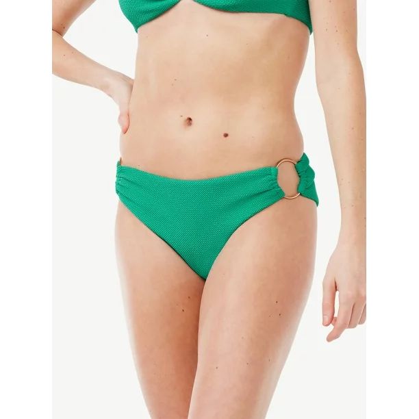 Love & Sports Women's 70's O-Ring Bikini Swim Bottoms - Walmart.com | Walmart (US)