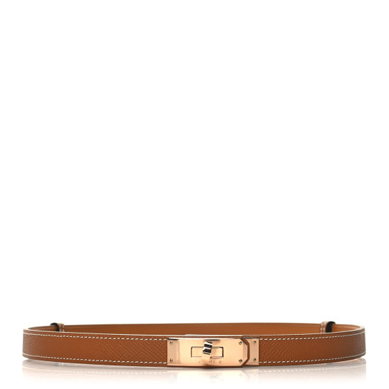 Epsom Kelly Belt Gold | FASHIONPHILE (US)