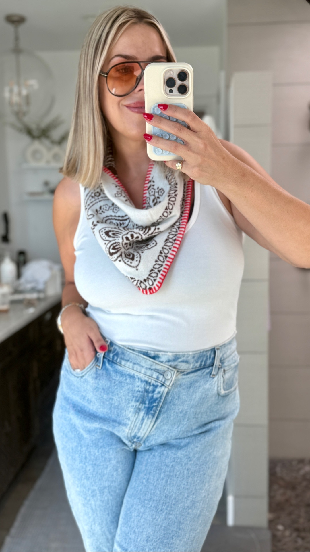 I found the must-have accessory for Fall at Free People! This scarf is a thick cotton material in the cutest western print!

My outfit is all Abercrombie!

Tank: L
Pants: 32R

Shoes & glasses are little kitten heel r tee hongs from Amazon!!

#LTKStyleTip #LTKFindsUnder50 #LTKMidsize
