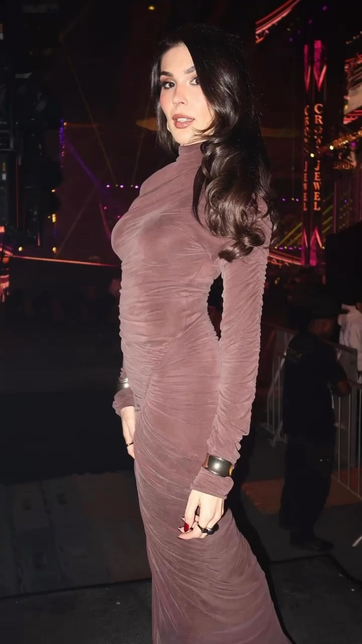 Cathy Kelley for WWE in Dubai 
Dress : Helsa x Fwrd 
Heels : Saint Laurent 

#LTKaustralia #LTKtravel #LTKpartywear