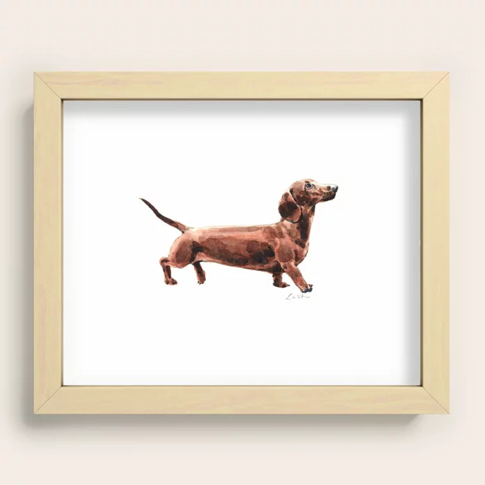 Dachshund Dog Breed Art Print | Society6