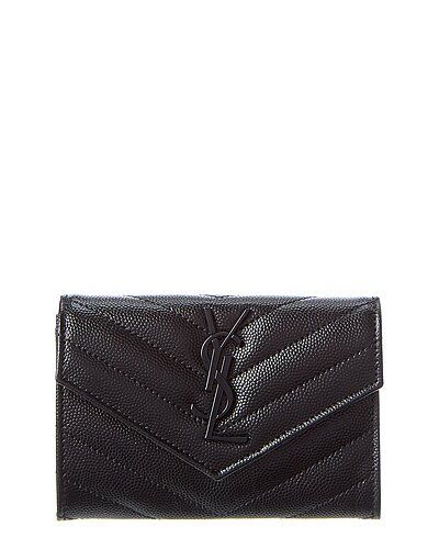 Saint Laurent Small Matelasse Leather Envelope Wallet | Gilt