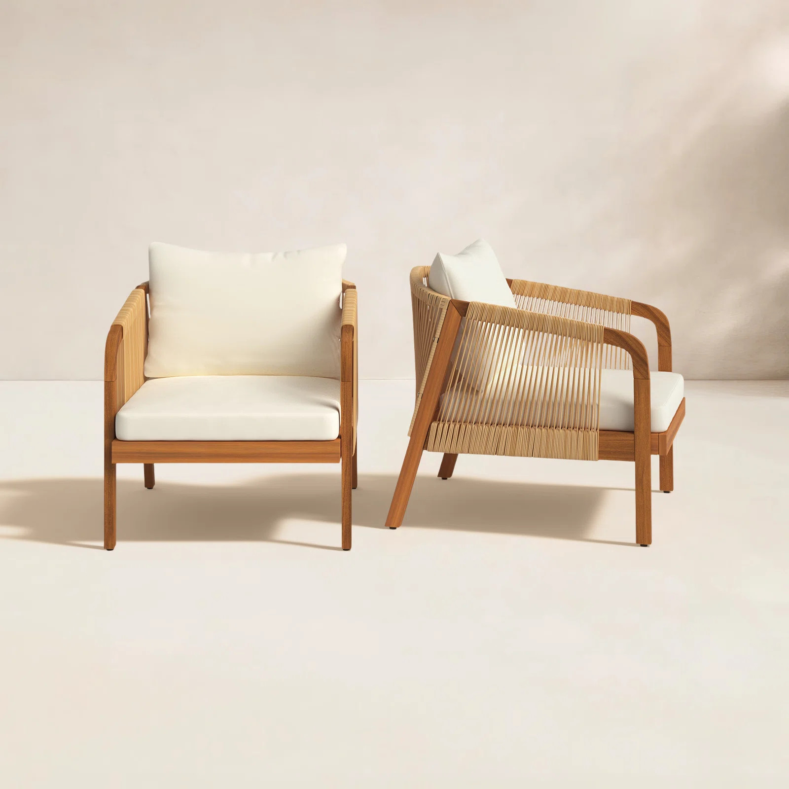 Fiora Outdoor Lounge Chair (Set of 2) | Wayfair North America