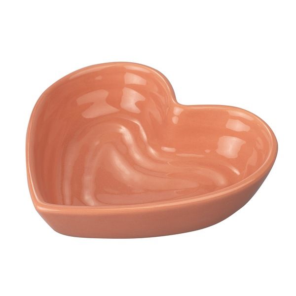 Red & Pink Stoneware Heart-Shaped Plate, Pink | CVS