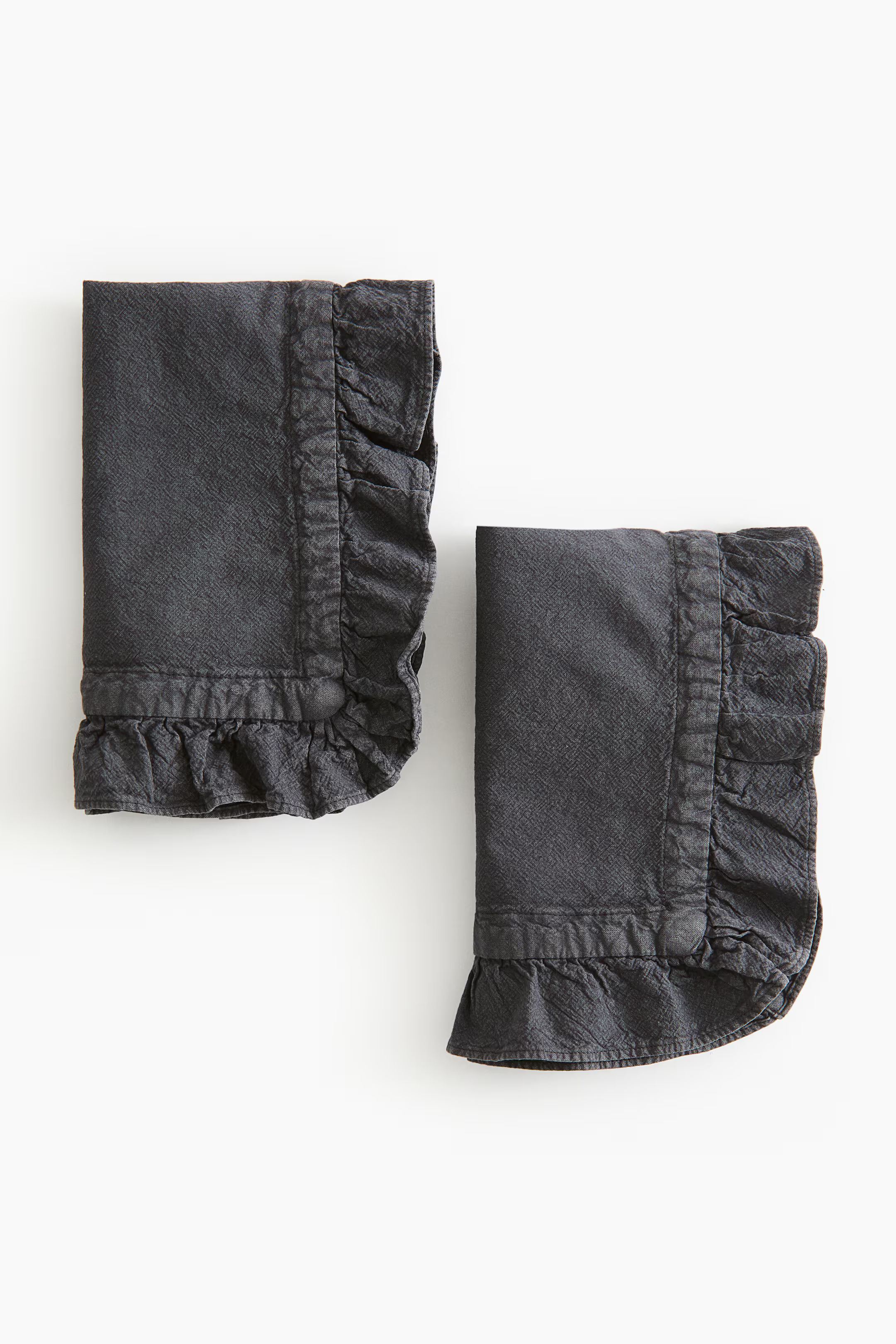 2-pack Ruffle-trimmed Napkins | H&M (US + CA)