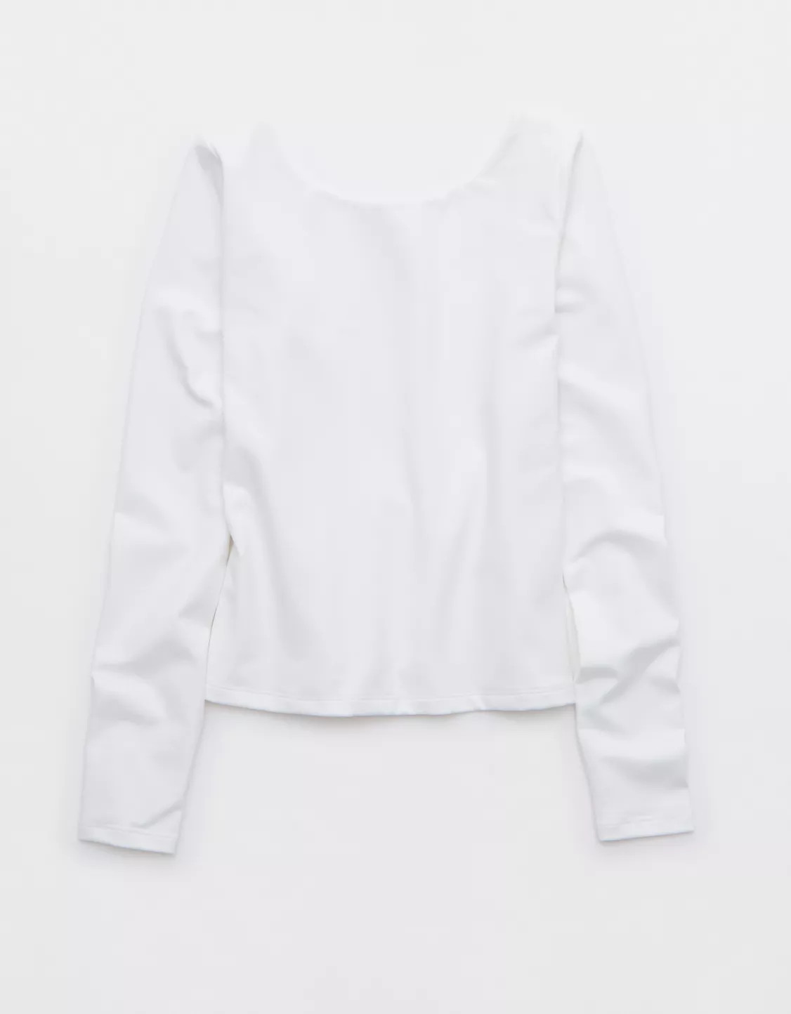 OFFLINE By Aerie The Hugger Long Sleeve Open Back T-Shirt | Aerie