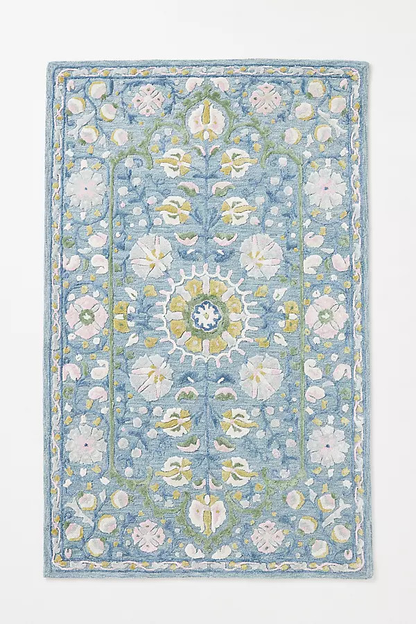 Tali Hand-Tufted Wool-Viscose Blend Rug | Anthropologie (US)