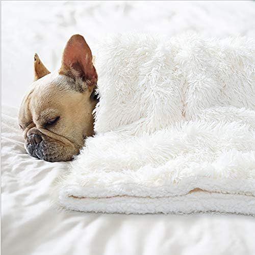 BENRON Premium Fluffy Pet Blanket for Small Dogs, Fluffy Reversible Fleece Frenchie Puppy Blanket... | Amazon (US)