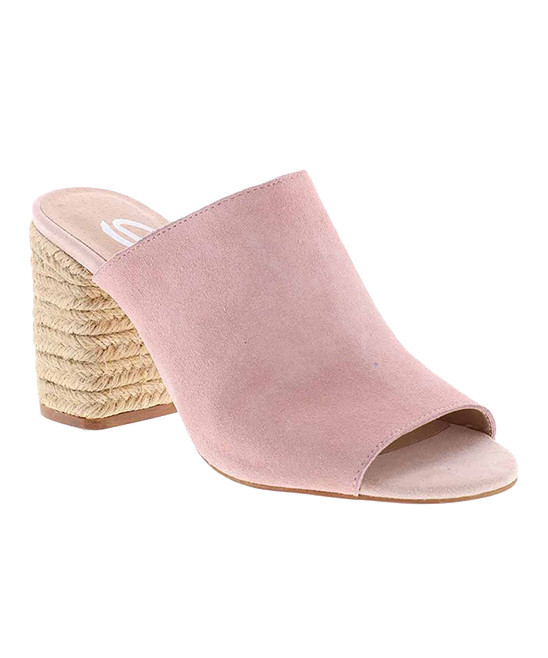 Sbicca Women's Mules BLUSH - Blush Harmonee Suede Mule - Women | Zulily