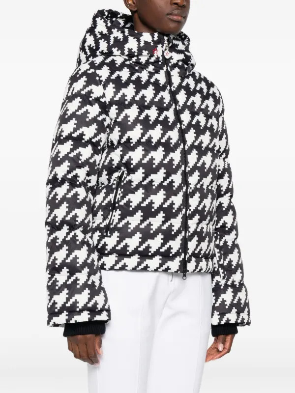 houndstooth oversized coat | Farfetch Global