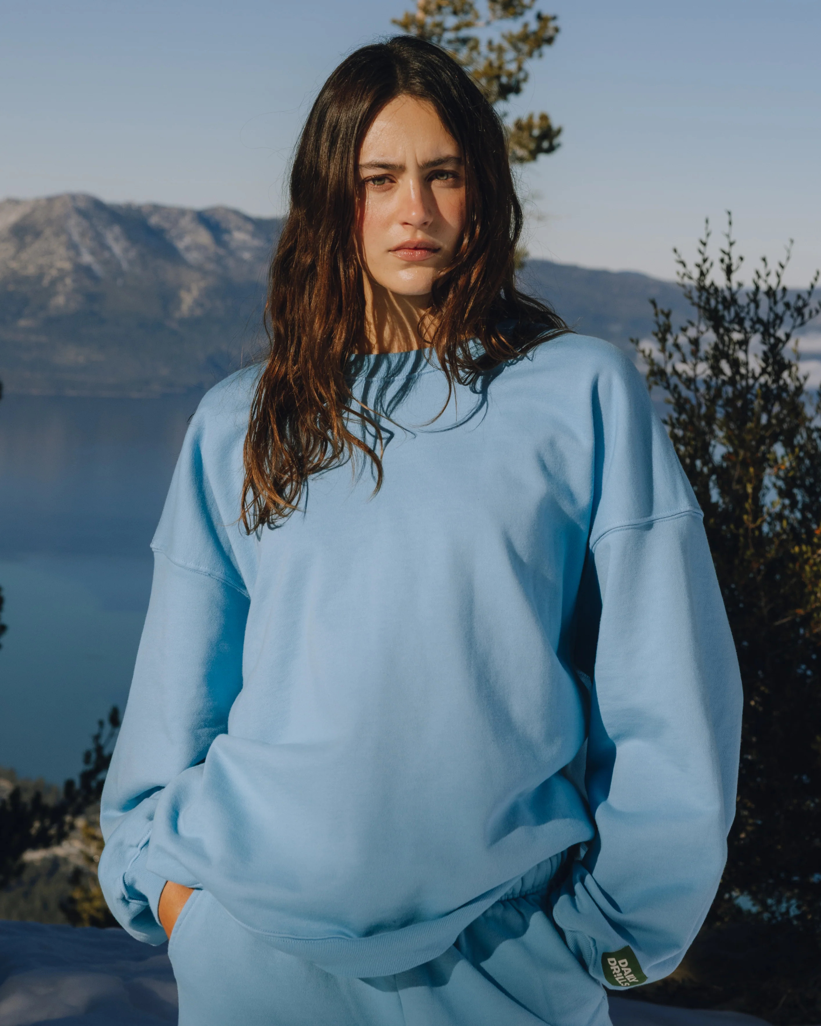 Unisex Oversized Crew - Malibu | Daily Drills LLC