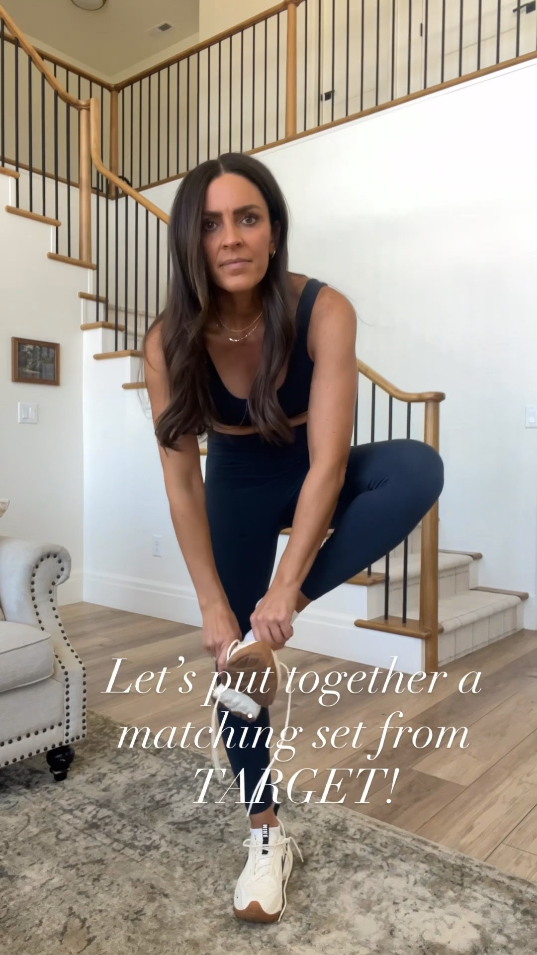 If you don’t want to break the bank on workout clothes, target really does have such good stuff! These crossover leggings are incredibly soft and fit so well and this matching sports bra has great coverage up top! 
Pair it up with a cute pair of sneakers. I am loving these Nikes! 

#LTKShoeCrush #LTKStyleTip #LTKActive