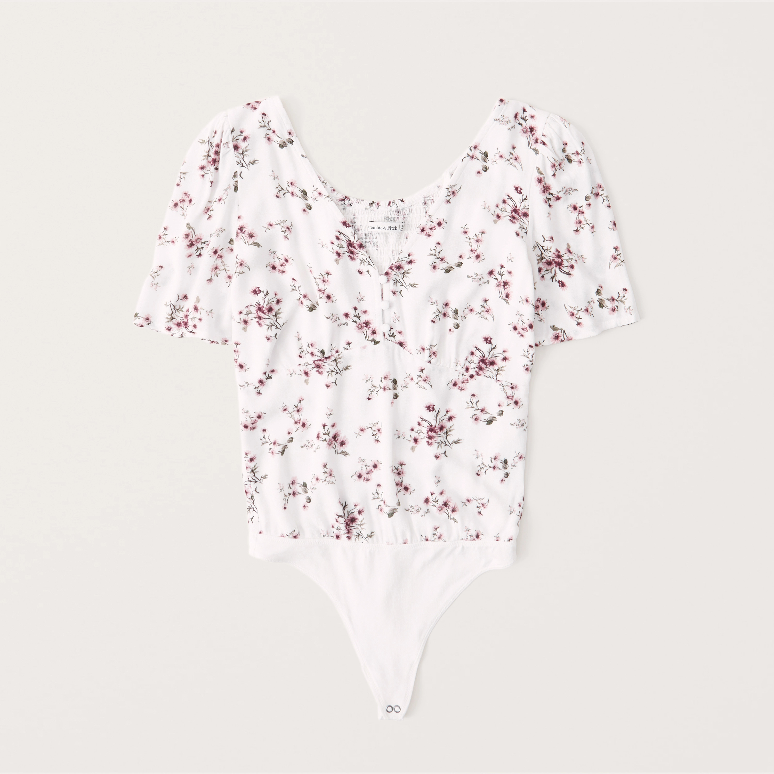 Puff-Sleeve Bodysuit | Abercrombie & Fitch (US)