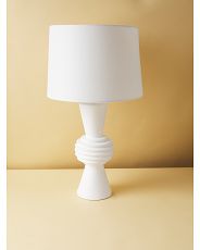 28in Ceramic Hourglass Table Lamp | HomeGoods
