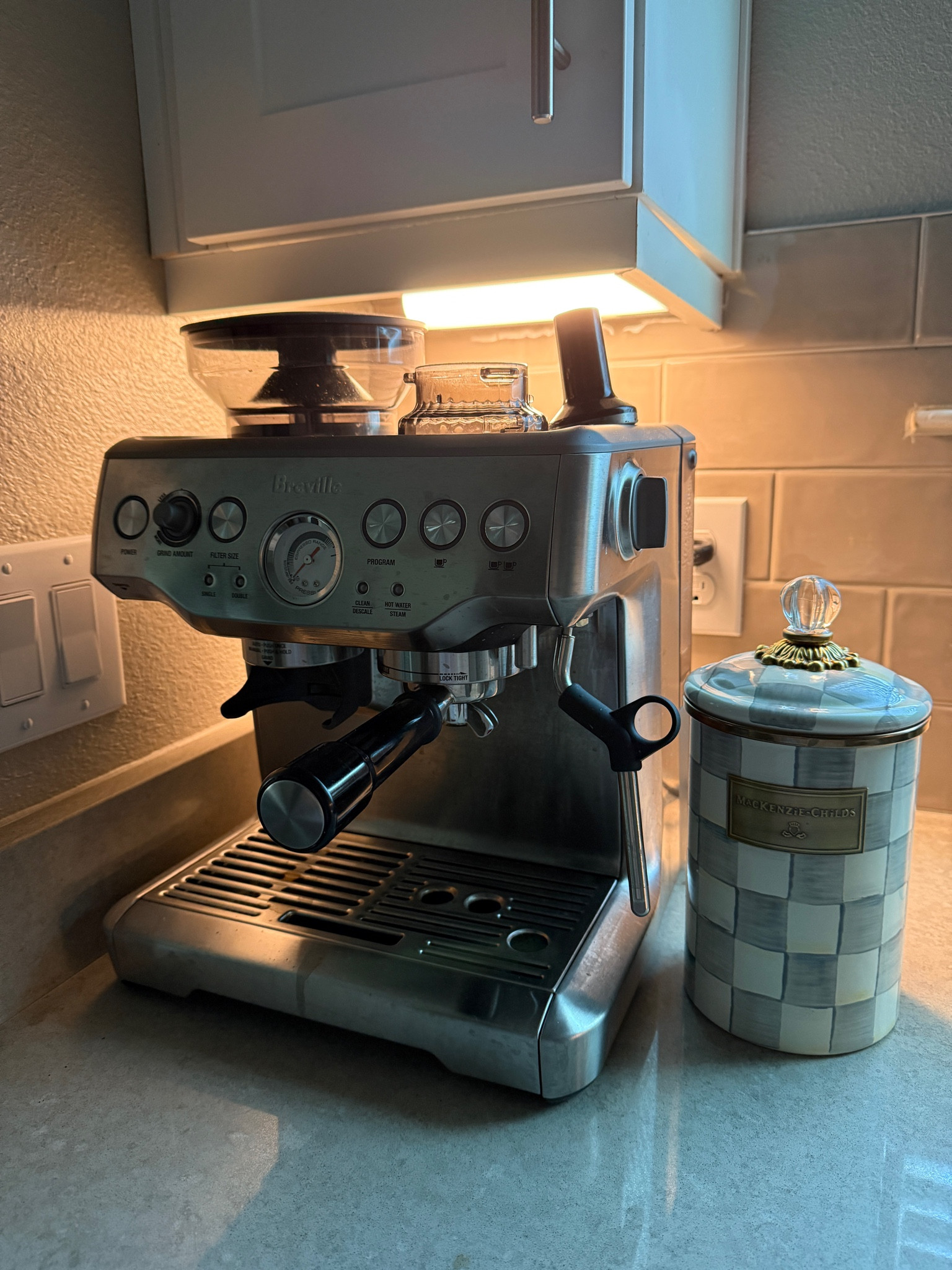 Everyday essentials ☕️ We store our coffee beans in the cookie jar! 

#LTKHome