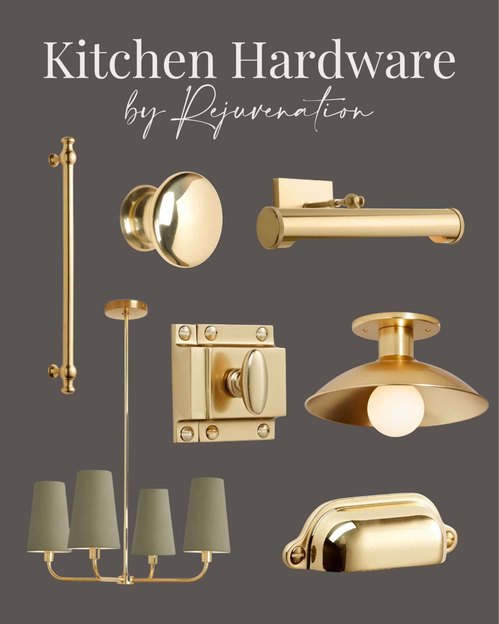 So happy to be wrapping up another kitchen reno with a big shoutout to my beautiful Rejuvenation pieces! 

#LTKhome