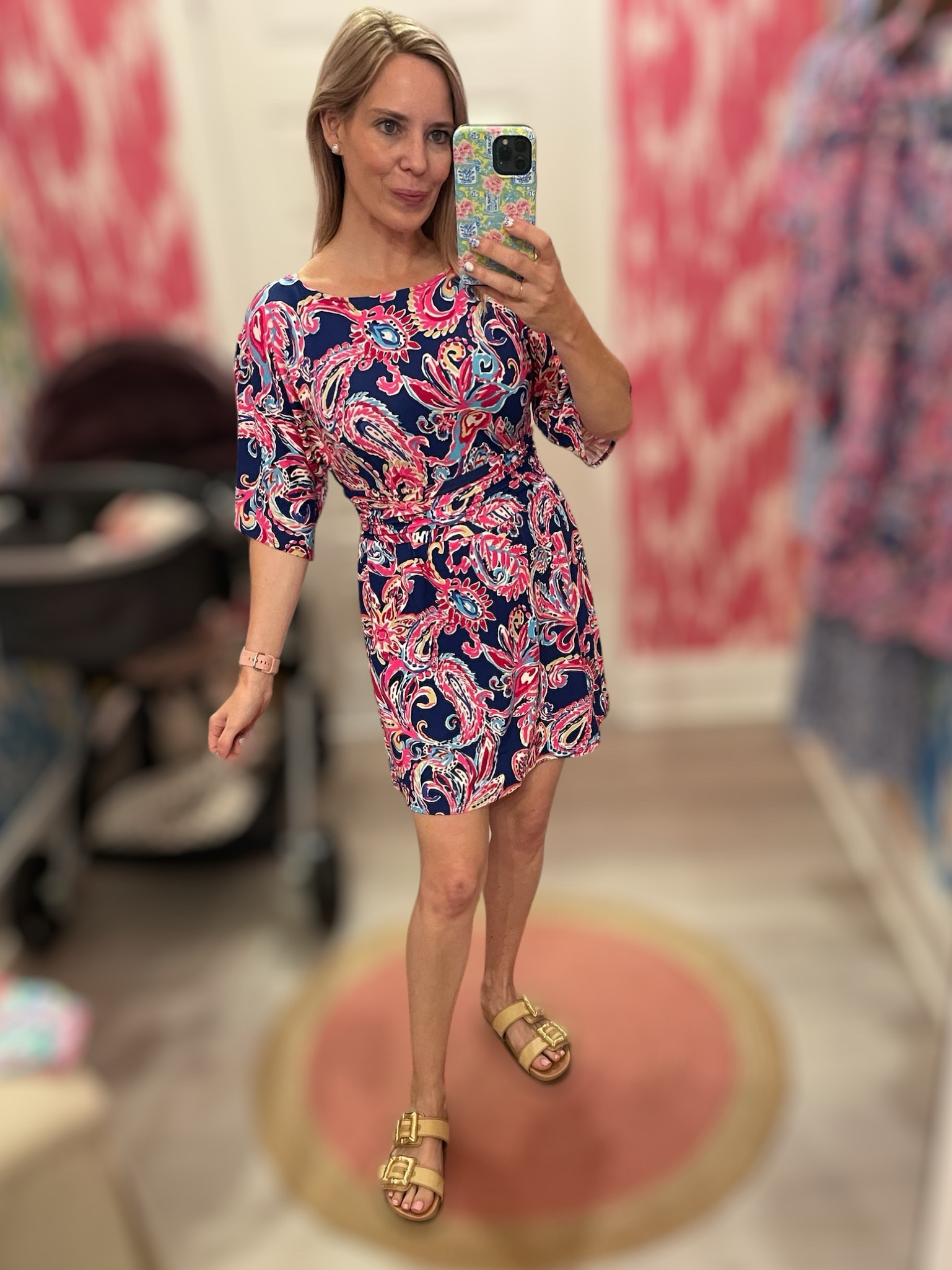 Lilly Pulitzer’s boatneck Parigi romper  

#LTKOver40