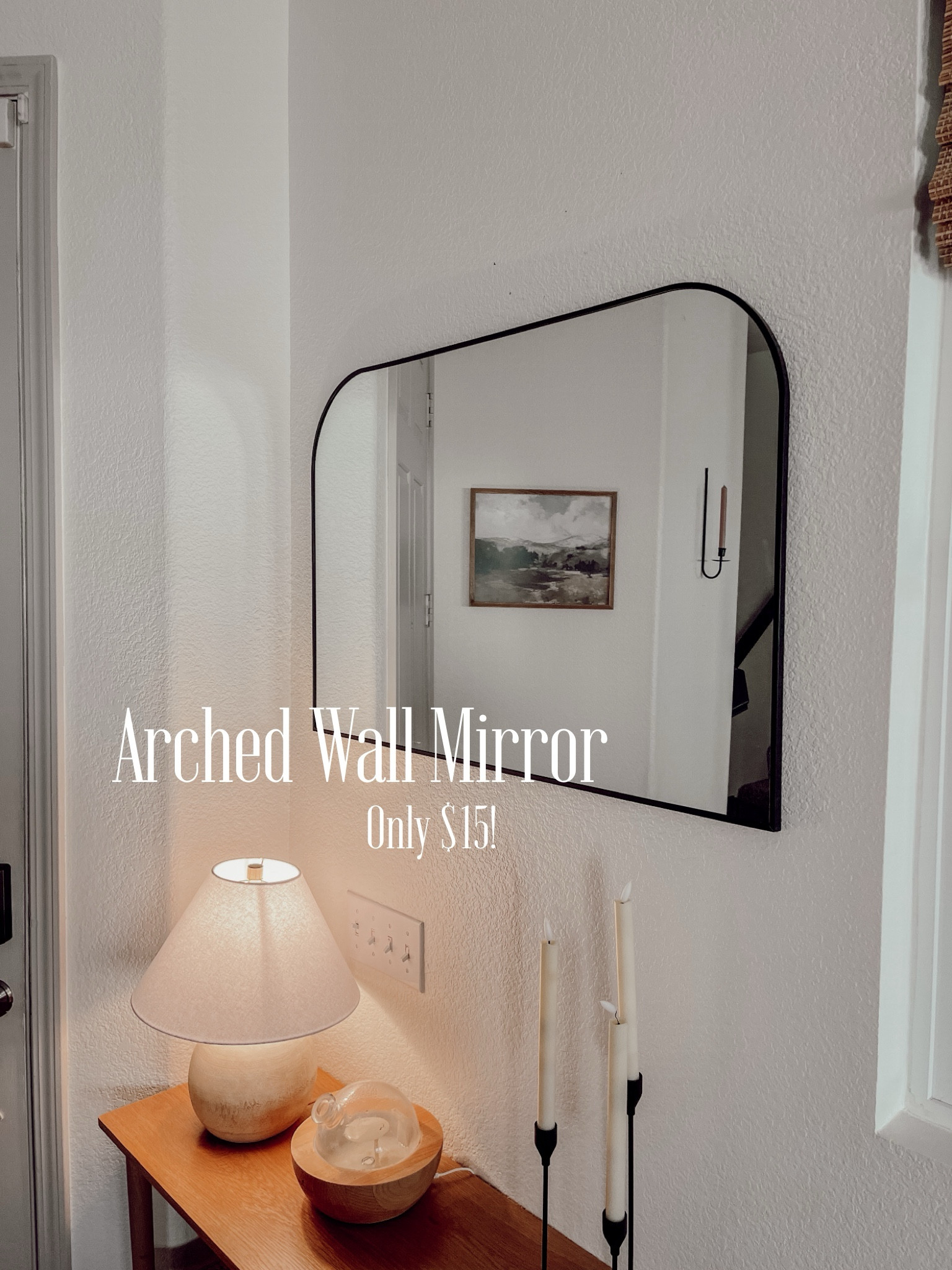 Walmart affordable arched mirror! 

#LTKFindsUnder50 #LTKStyleTip #LTKHome