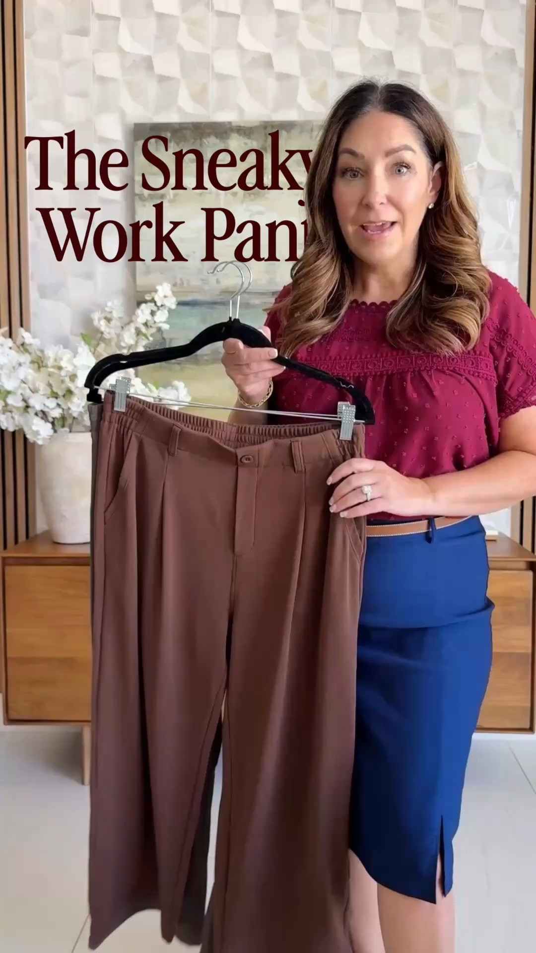 These pull-on pants are so soft and comfortable but can be styled where no one knows that they feel like you are still in bed! 🙌🏻 Paired with a soft knit vest for a chic office look or casual with a cardigan and sneakers these sneaky pants are the best! 

Sizing: Both brands of pants run a little small so size up if in-between, wearing size large in ewedoos and XL in Iuga , all tops in a large

#LTKWorkwear #LTKMidsize #LTKOver40