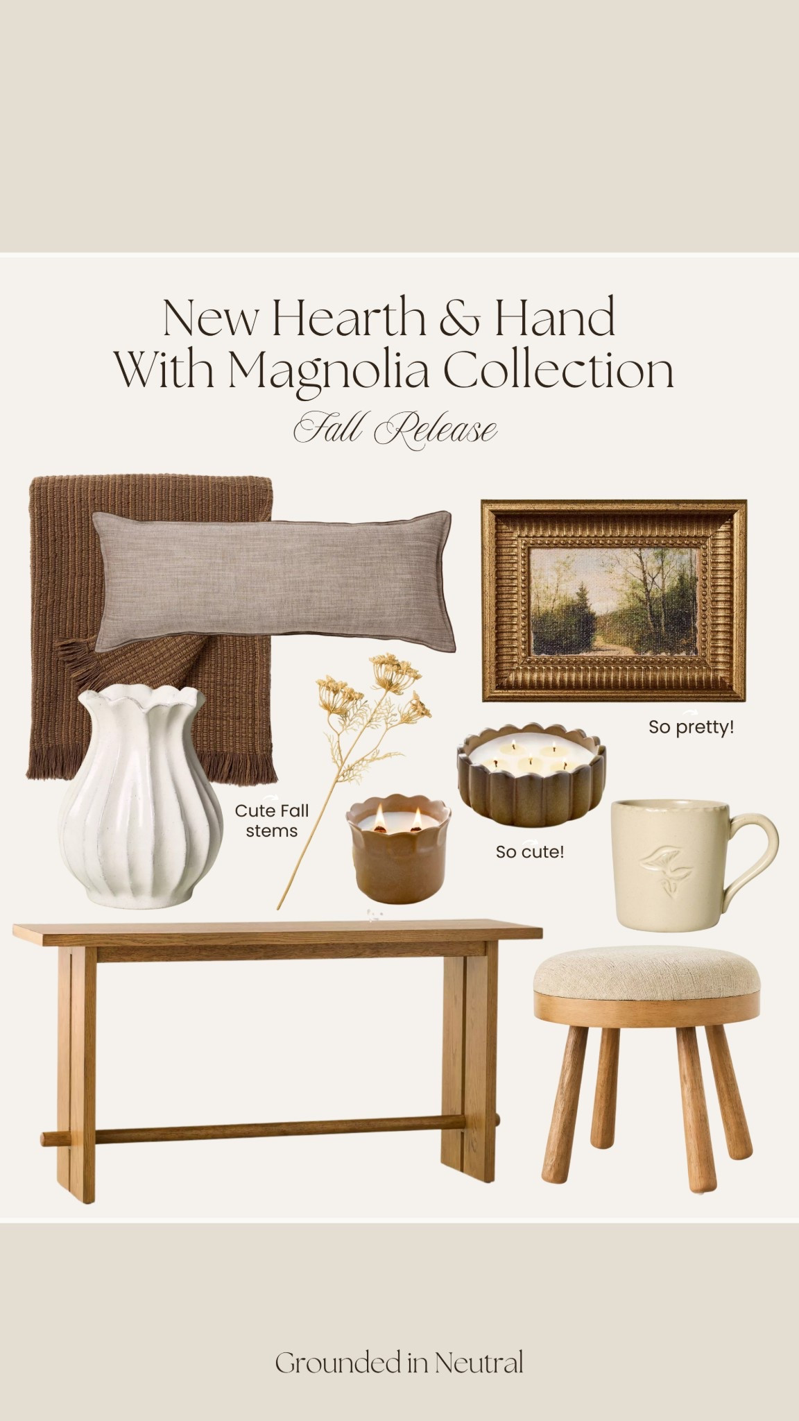 The new Hearth & Hand with Magnolia fall collection is so good! 🍂🤎

#LTKStyleTip #LTKSeasonal #LTKHome