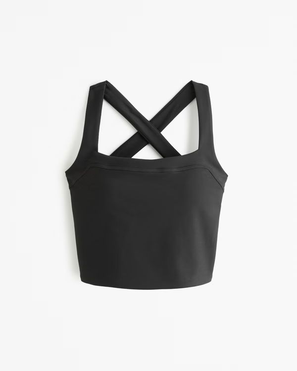 YPB sculptLUX Strappy-Back Squareneck Tank | Abercrombie & Fitch (US)