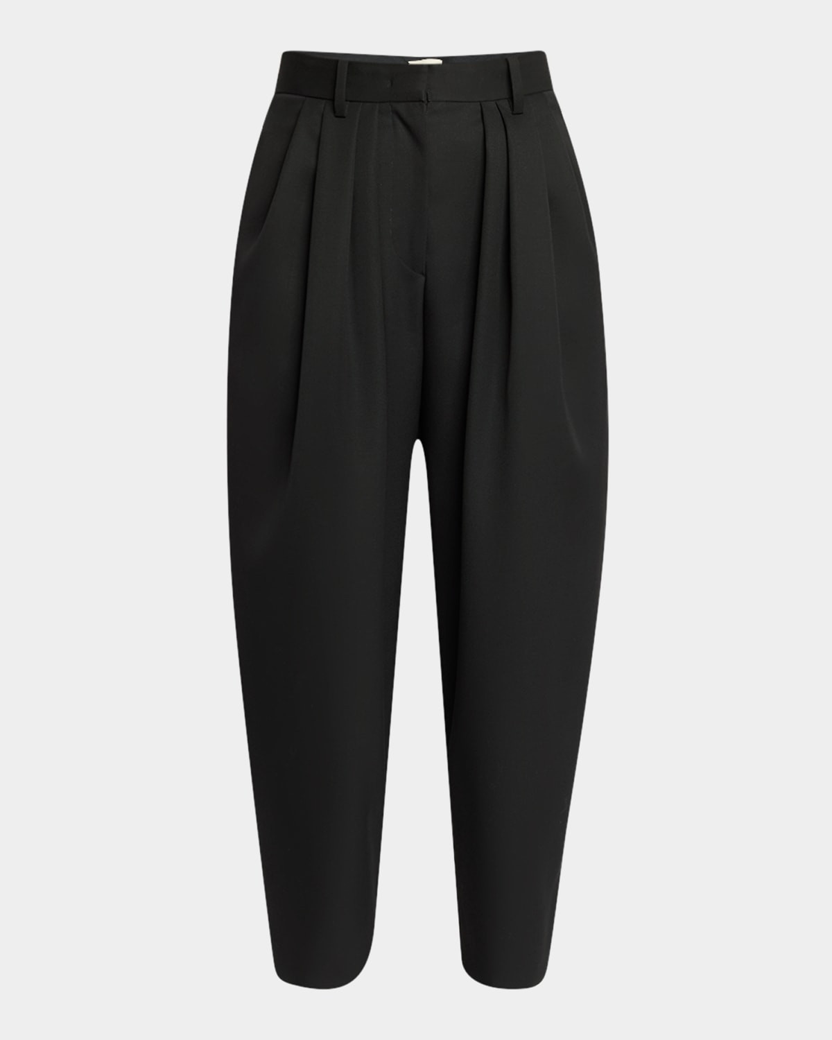 Janice Pleated Wool Pants | Neiman Marcus
