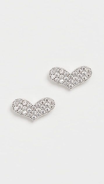 Big Heart Stud Earrings | Shopbop