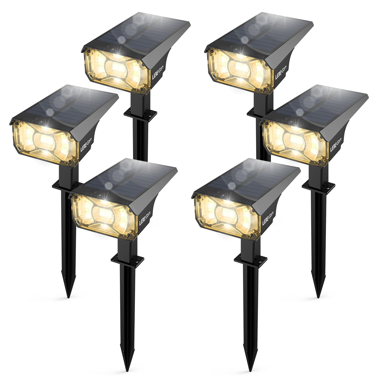 3 Brightness Modes Solar Outdoor Lights with Super Bright 40LEDs, 360 Adjustable Lighting Angle, ... | Amazon (US)