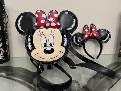 Disney Loungefly Minnie Balloon Macy’s Parade Crossbody Convertible to Backpack | eBay US