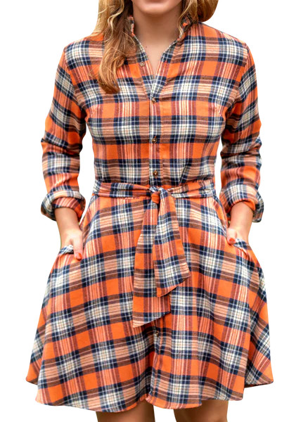 Sunset Farm Flannel Dress | Kiel James Patrick