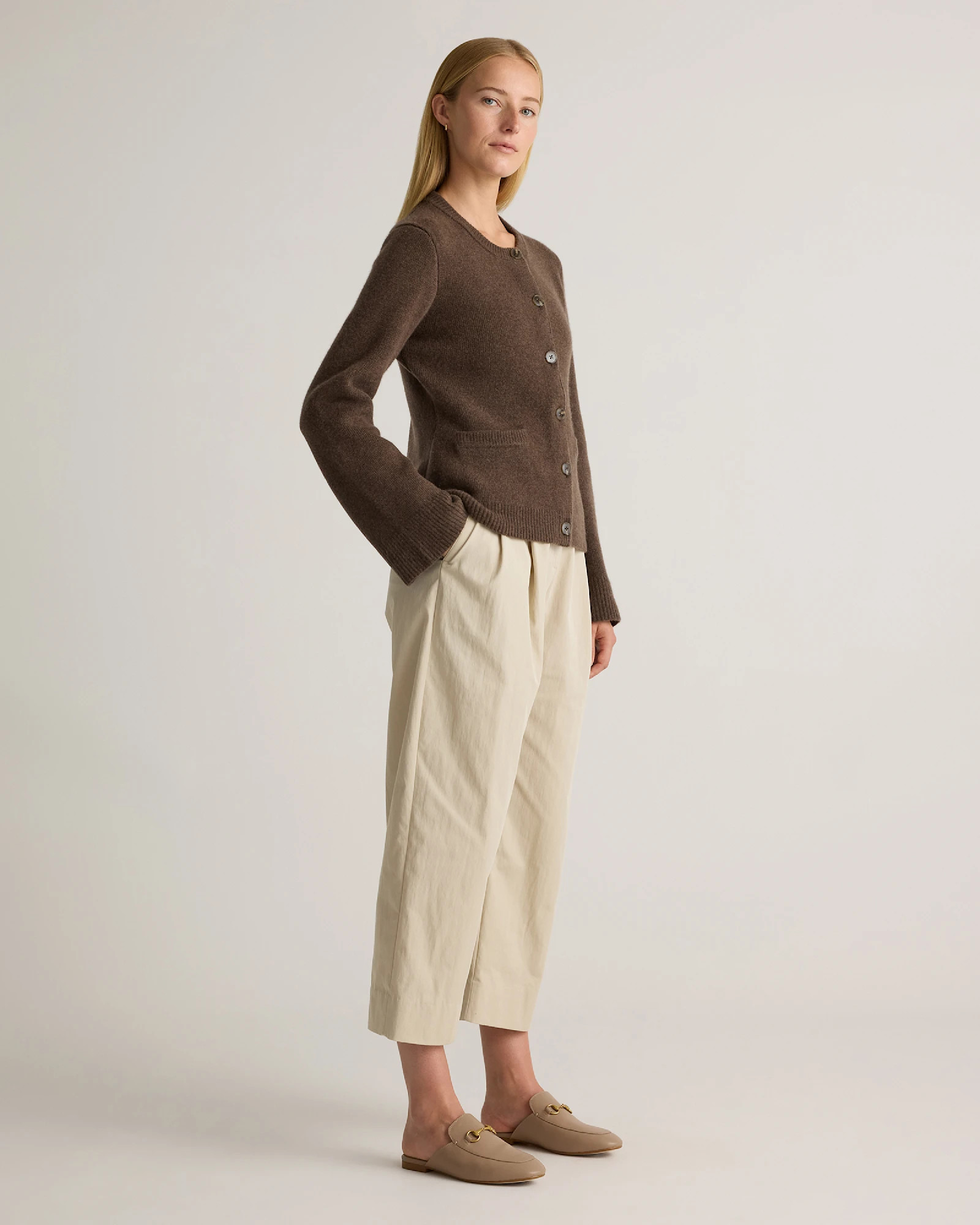 Mongolian Cashmere Structured Cardigan | Quince