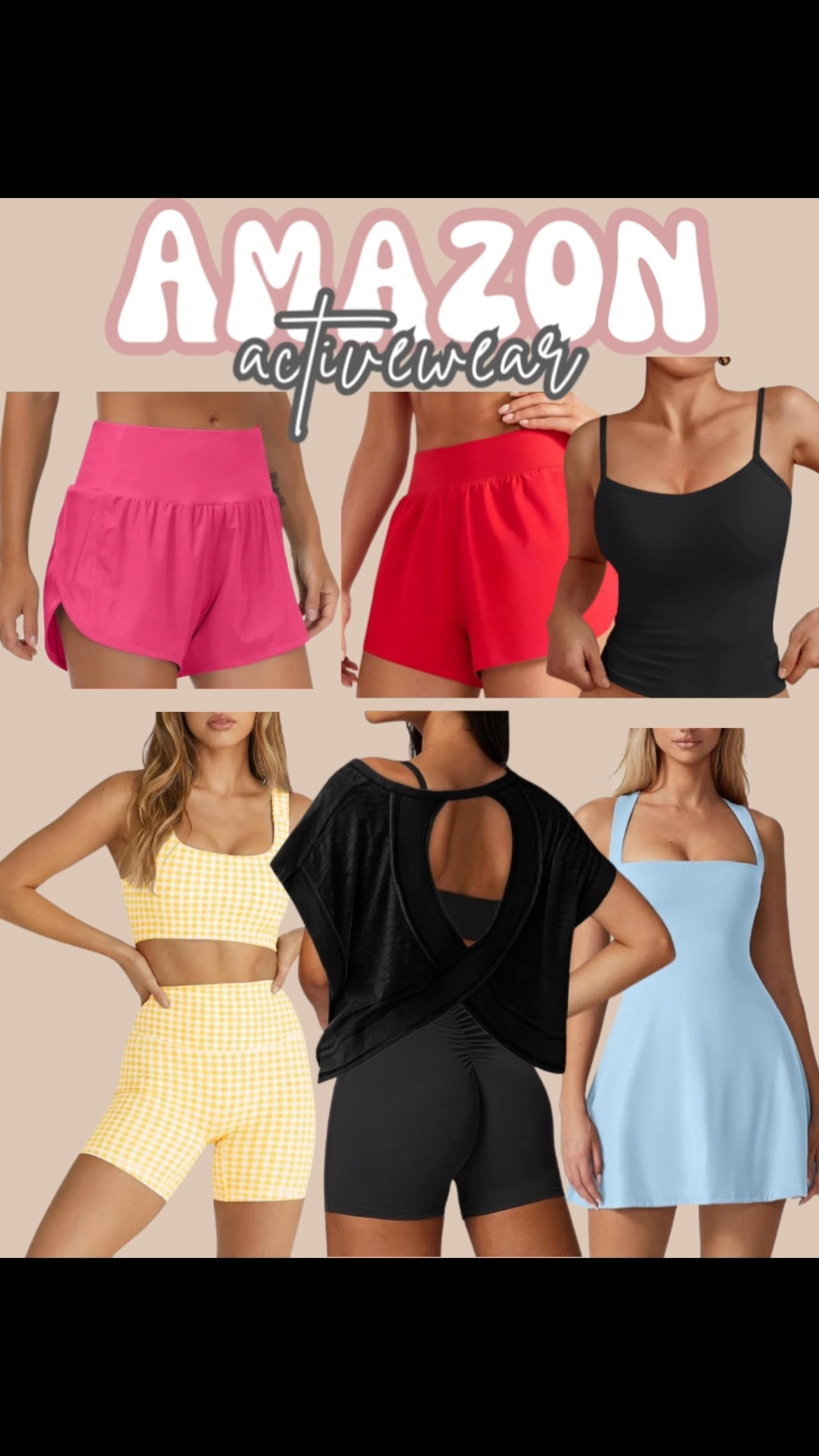 Activewear from Amazon 

Gym outfit, gym fit, activewear, athletic wear, sports bra, spring, summer, amazon, Amazon sale, Amazon fashion, Amazon style, Amazon spring sale, neutral, shorts, free people inspired, looks for less, skort #LTKFindsUnder100

#LTKootd #LTKSeasonal #LTKActive