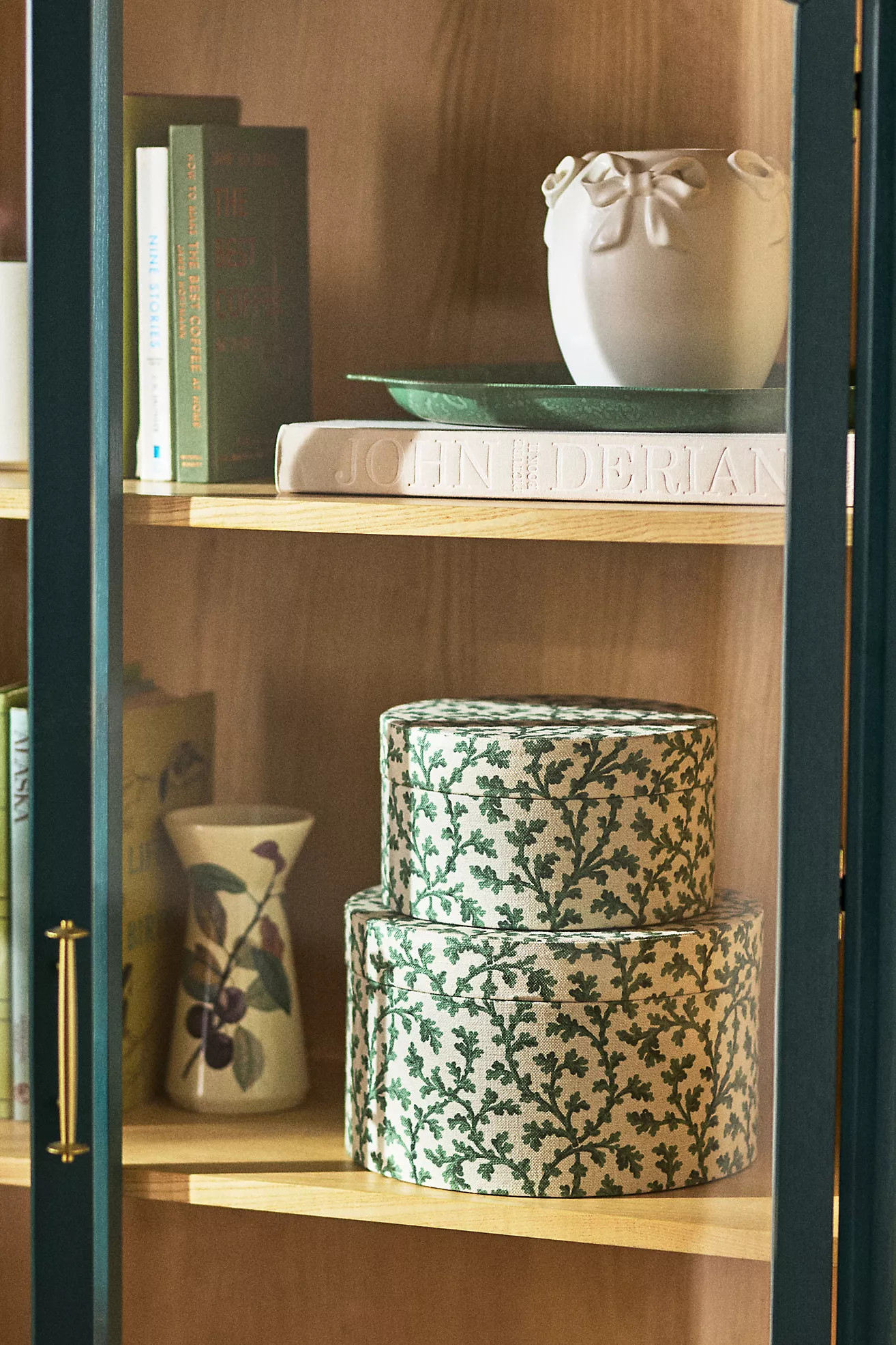 Round Fabric Storage Box, Set of 2 | Anthropologie (US)