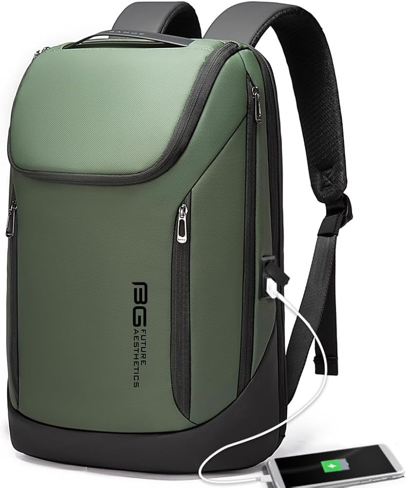 BANGE Business Smart Backpack Waterproof fit 15.6 Inch Laptop Backpack with USB Charging Port,Tra... | Amazon (US)