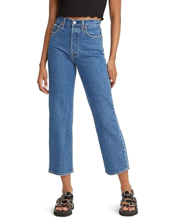 Levi's Women's Ribcage Straight Ankle Jeans | Amazon (UK)