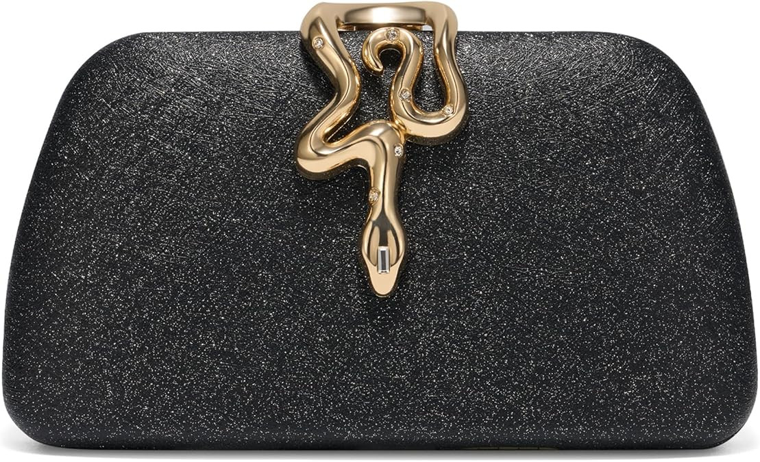 SWEETV Glitter Clutch Purses for Women Elegant Evening Bag for Parties, Weddings, and Formal Even... | Amazon (US)