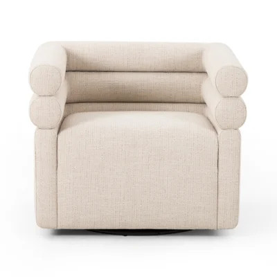 Evie Swivel Chair-Hampton Cream | Wayfair North America