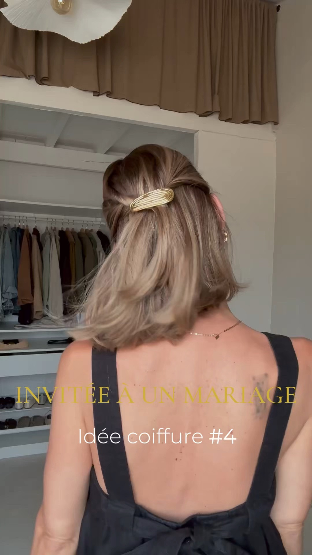 Une coiffure simple et élégante parfaite pour un mariage, une cérémonie ou une occasion spéciale.

#LTKfrance #LTKeurope #LTKsummer