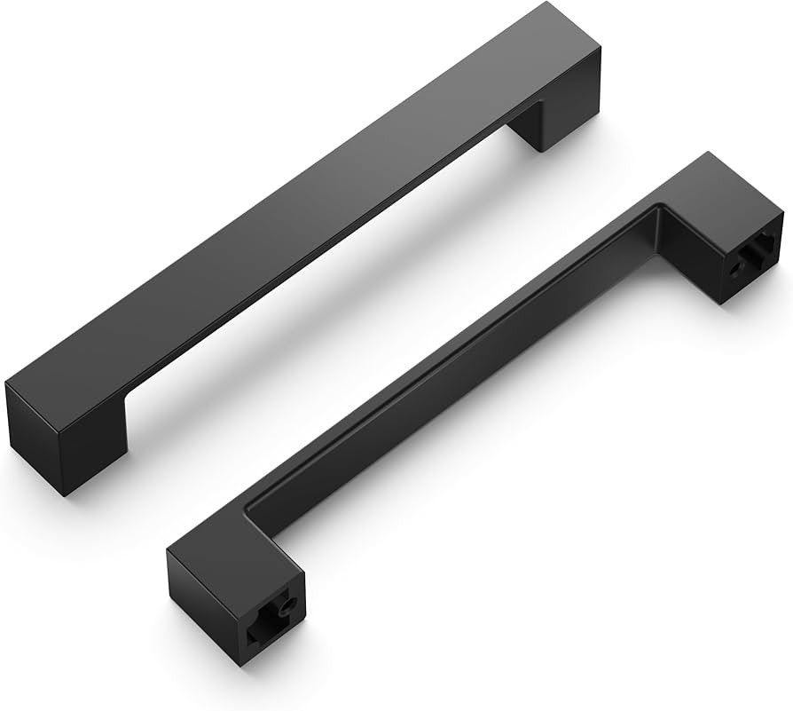 Hickory Hardware Heritage 10 Pack Square Cabinet Pulls, Low Profile Handles for Kitchen Cabinet D... | Amazon (US)