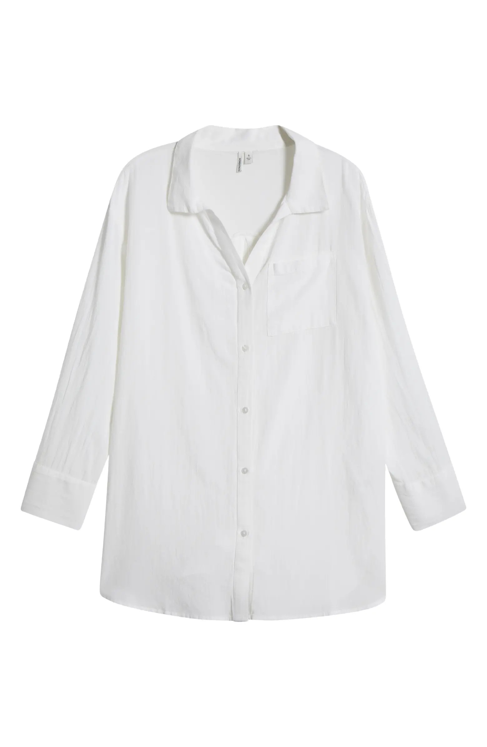 Oversized Cover-Up Shirt | Nordstrom