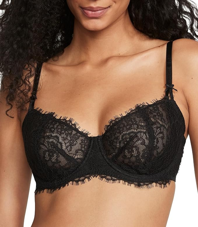 Victoria's Secret Wicked Balconette Unlined Bra, Dream Angels, Lace Bras for Women (32A-38DDD) | Amazon (US)
