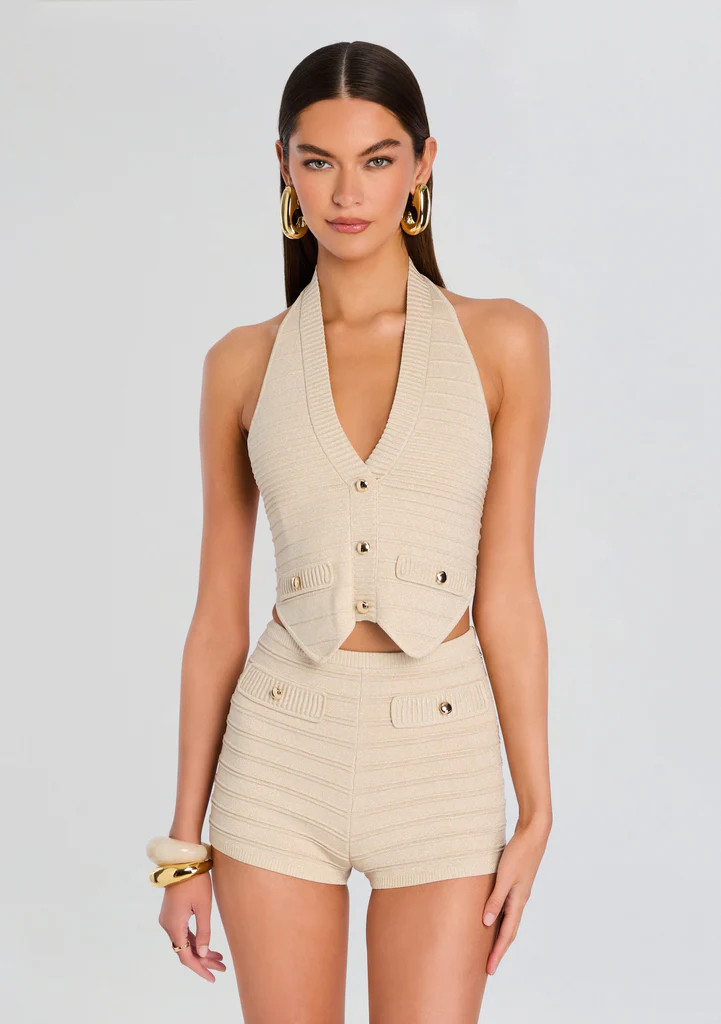Tinsley Bandage Knit Vest | Retrofete