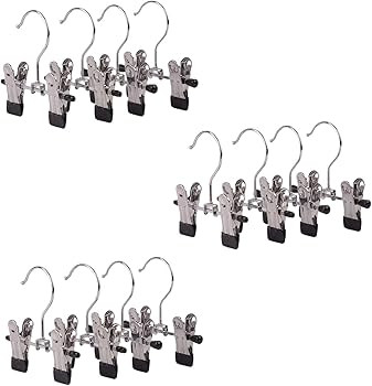 SUNTRADE Double Adjustable Clips Boots Hangers,Space Saving Boots Socks Bags Hanging Clips Boot H... | Amazon (US)