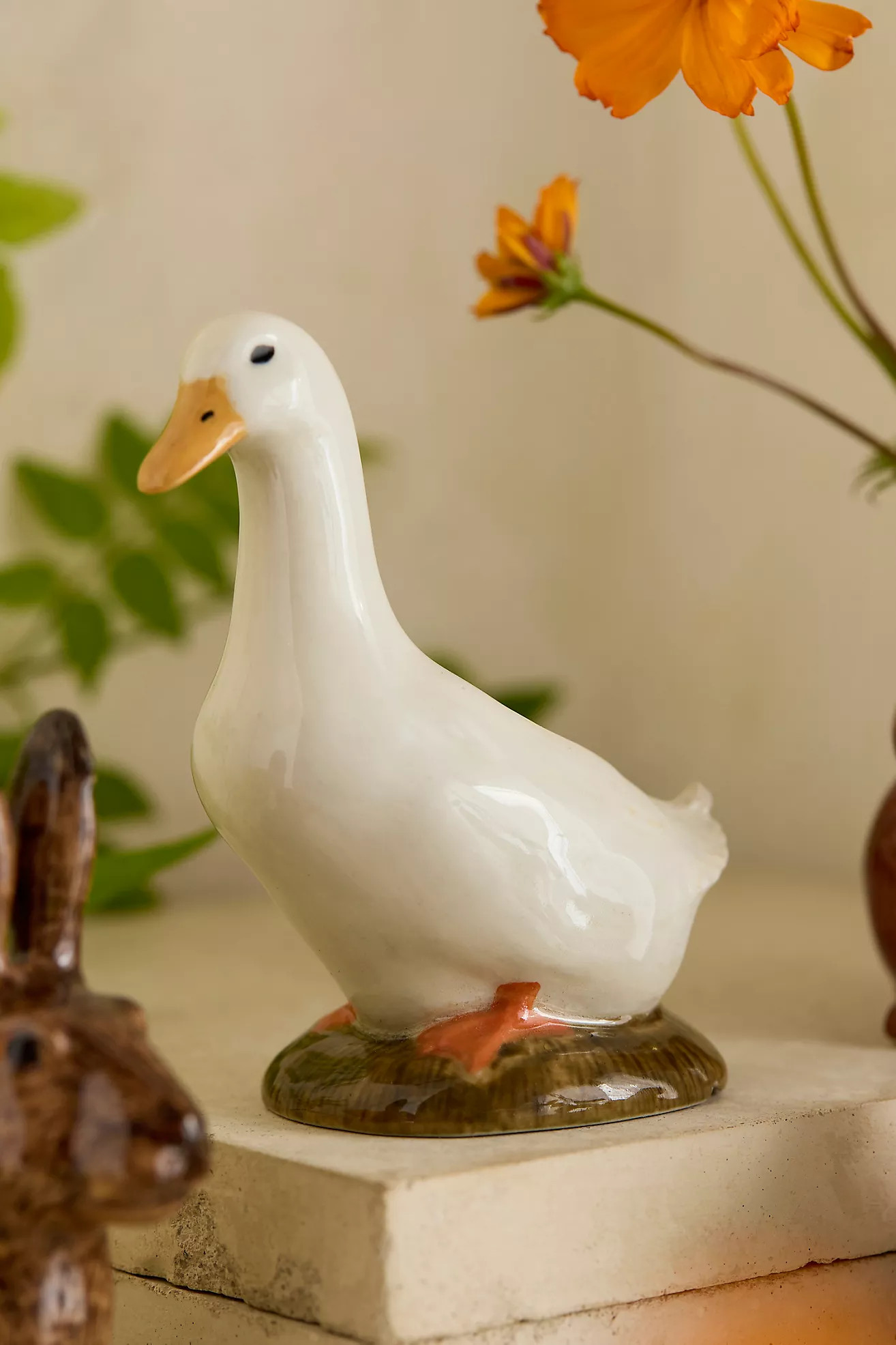 Quail Ceramics Duck Bud Vase | Anthropologie (US)